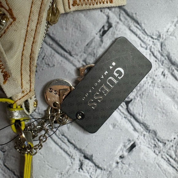 Guess Cream and Silver Bag - Picture 5 of 7